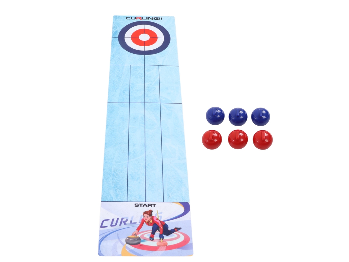 Jogo de curling de mesa WalshLXq, prancha de curling portátil, interativa, educativa e competitiva para toda a família.
