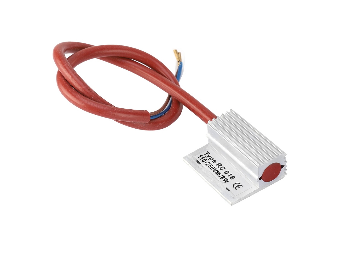 Calentador de semicondutor PTC de alumínio 110-265V para caixa RC016 (8W) | S/MARCA