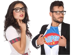 Óculos DISFRAZZES Intelectual