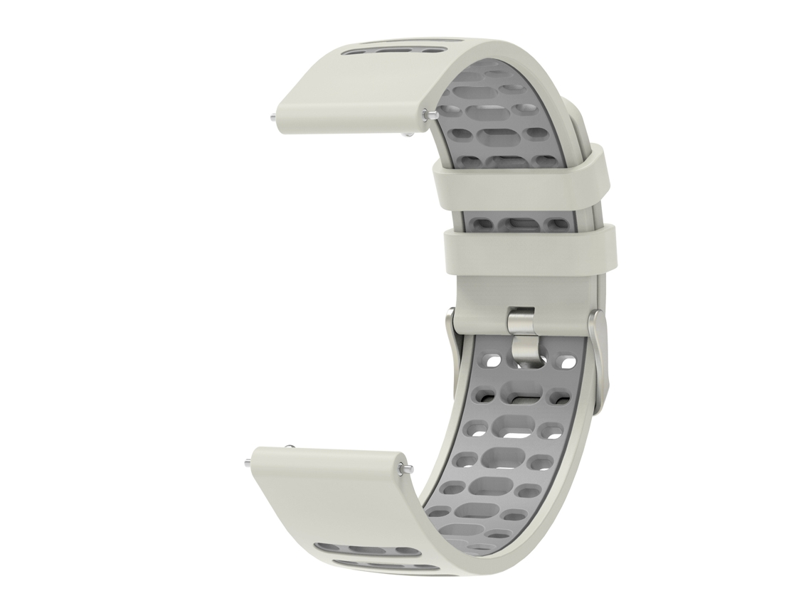 Adequado Para Pulseiras De Silicone.prata Cinza 22mm Yunzii