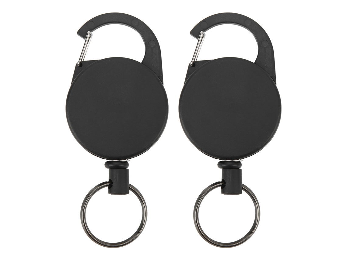 2 Rolos Porta identidade Retráteis Anti perdas