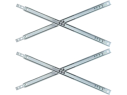 Conjunto De 4 Corrediças Laterais Com Rolamentos Esferas, Trilho De Extensão Total 31cm 12, 2pol Para Gavetas De