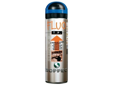 Marcador de Obra Fluo Tp 500Ml Azul SOPPEC 141519O