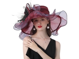 Chapéu De Coco De Organza Respirável Para Uso Externo, Um Item Indispensável, Chapéu Para Meninas