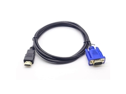 Cabo conversor HDMI para VGA 1080p, adaptador HDMI para VGA 1,8 m, Slowmoose (sem chip)