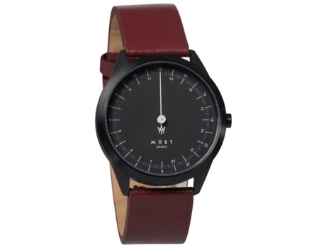 Relógio Masculino MAST MILANO A24-Bk405M.Bk.16I Mão Única 24 Horas Quartzo