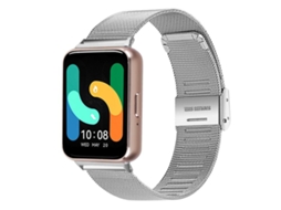 Bracelete Metal para Samsung Galaxy Watch Ultra com Fivela Milanês Prata XIAOMOYU