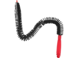Escova De Limpeza Flexível Em Nylon Preto Com Cabo Longo Para Garrafas.