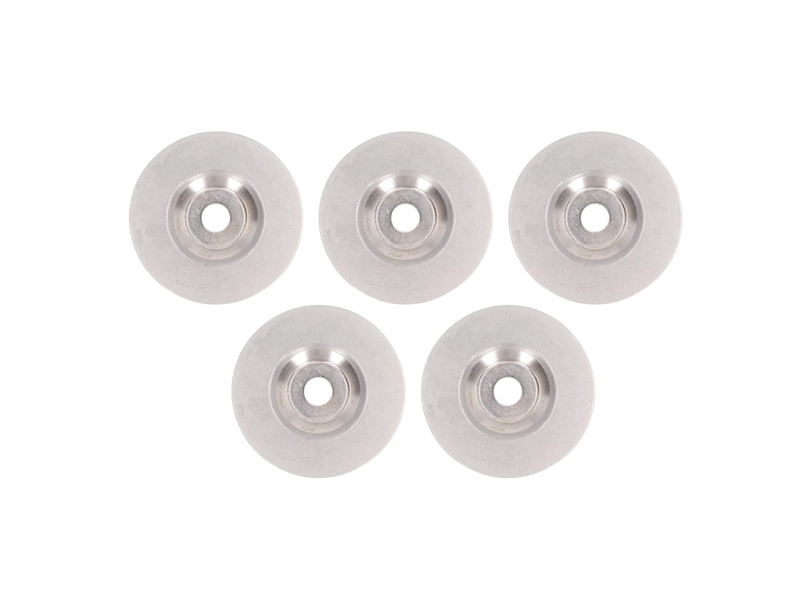 Conjunto De 5 Discos Desbaste Tipo Copo, Brasados A Vácuo, De 4 Polegadas 10cm, Grão 800, Para Granito, Mármore, Ferro