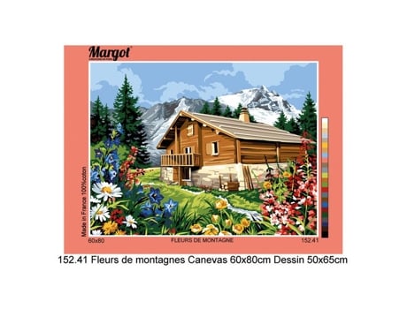 Canevas Margot Flores De Montanha 60x80 Cm