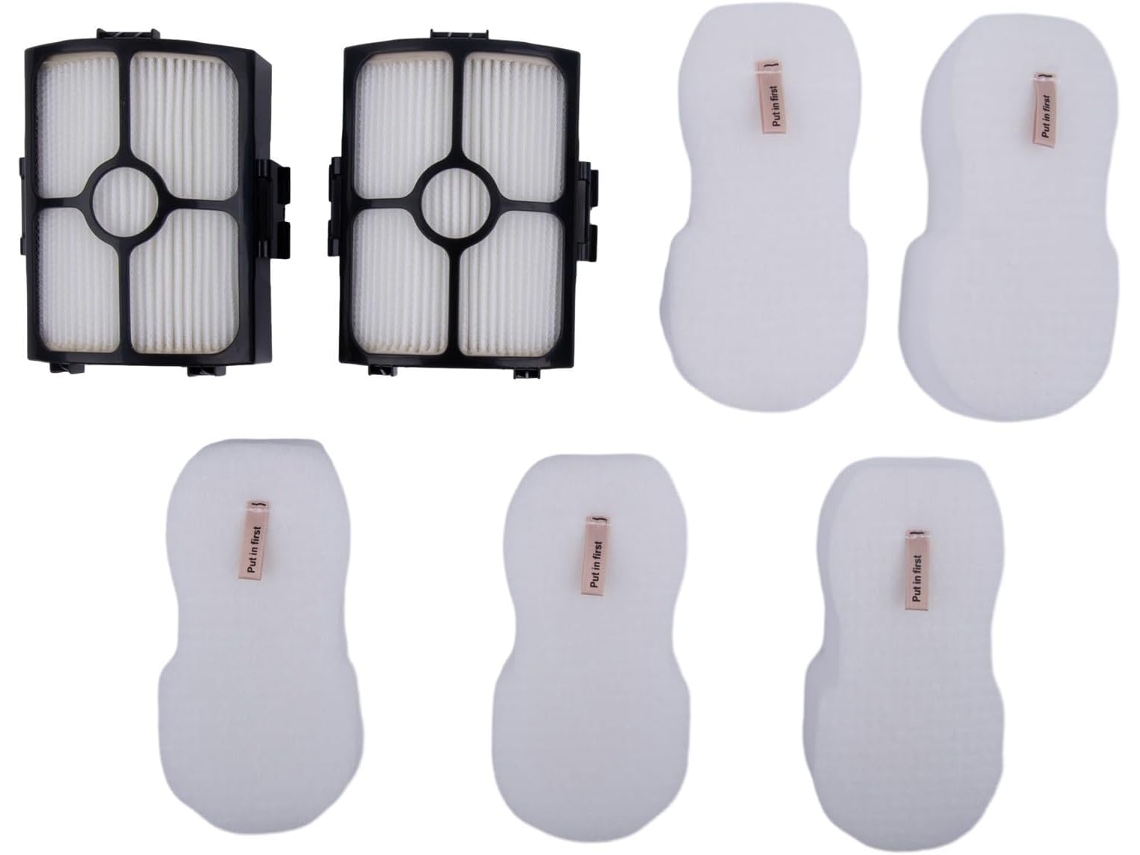 Kit De Filtro Alta Eficiência Para Aspiradores Pó Com Fio Shark