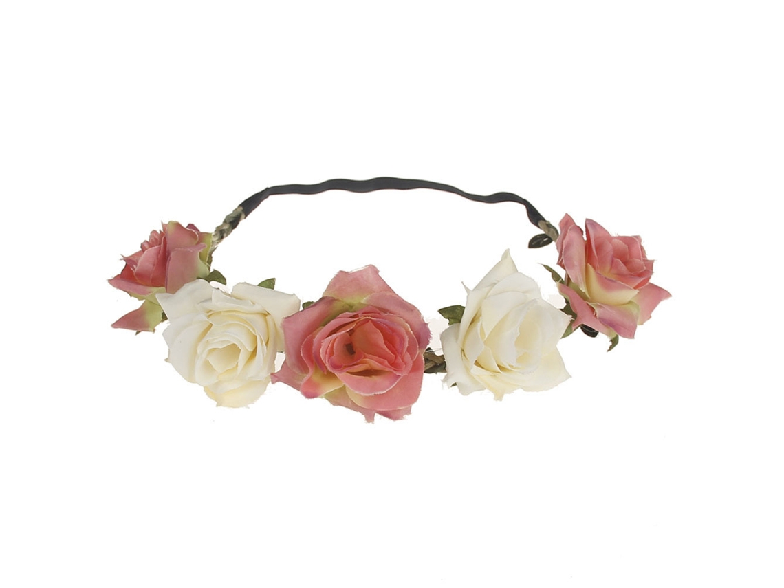Tiara Floral De Noiva Prender Cabelo Acessório