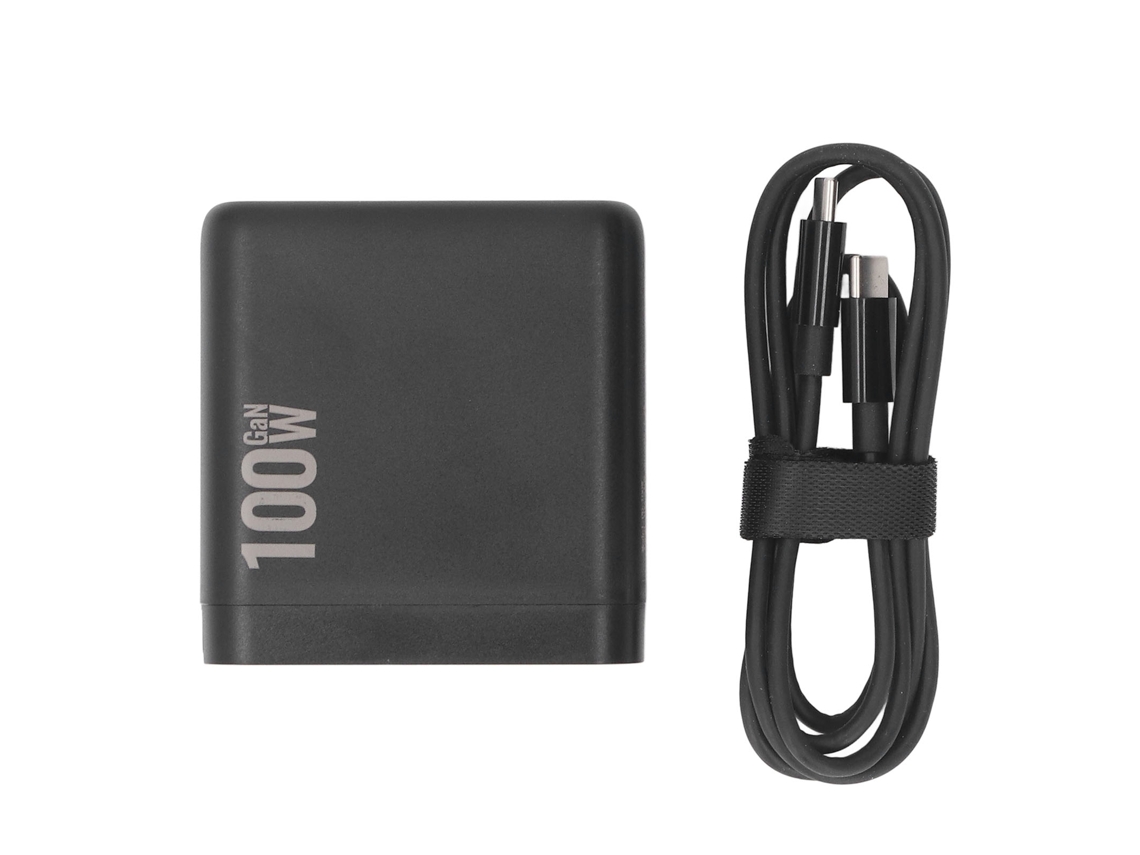 Carregador De Nitreto De Gálio 100w Pd 3.0 Com 4 Portas Para Drones Air 3 Avata 2 Tablets Laptops Carga Rápida Preto