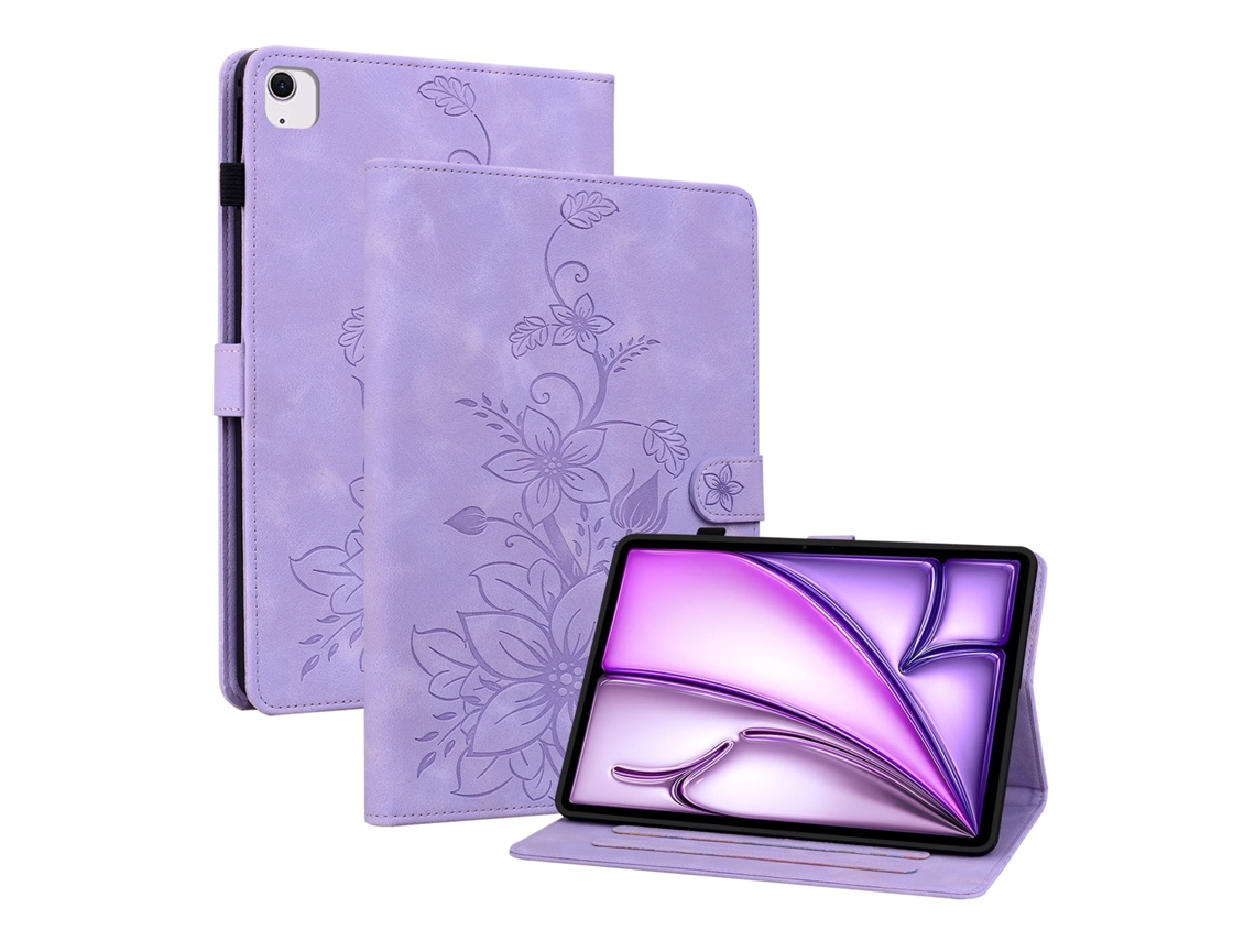 Lurelia Capa Protetora Para Tablet Ipad Pro 11 2024/2025 M4/m5, Roxo