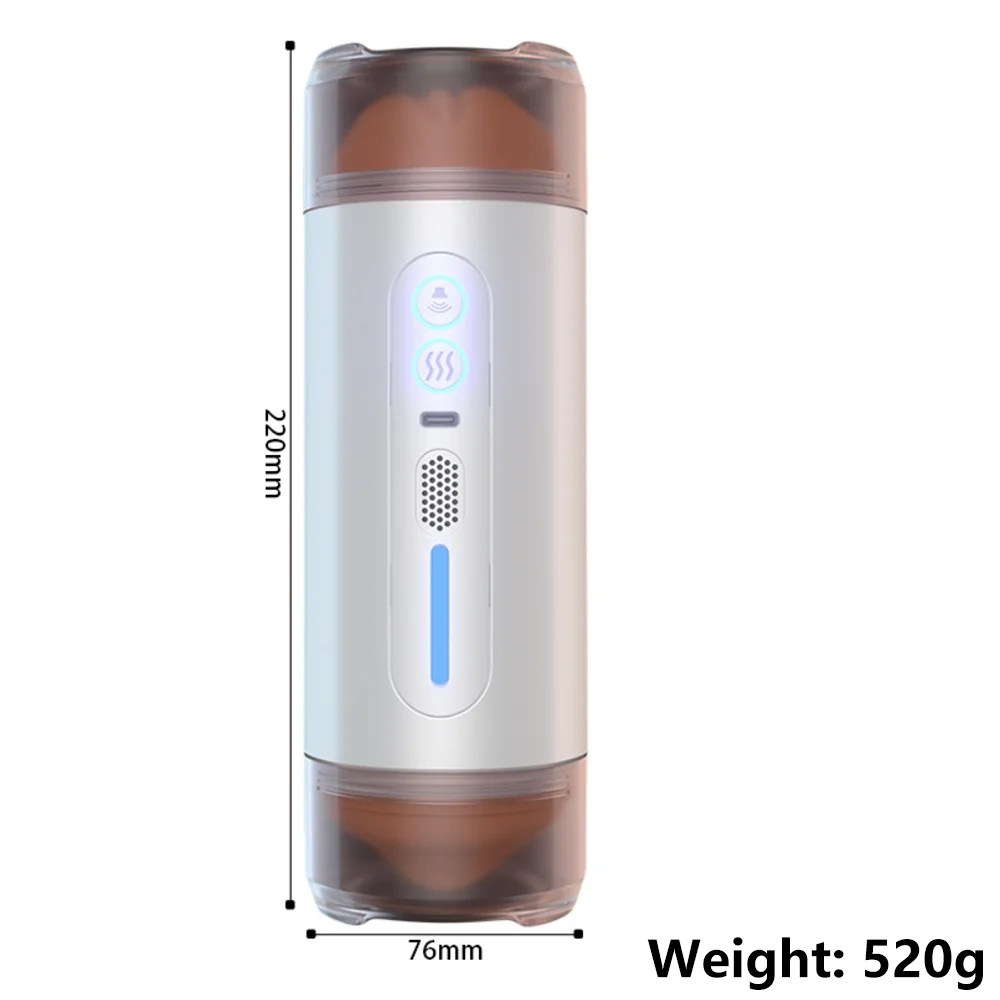 (branco) Copo De Auto-prazer Em Formato De Bolso, Brinquedo Sexual Para Sexo Oral Com Voz Inteligente E Inserção Vaginal.