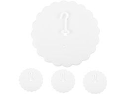 Lifkome Conjunto De 4-ganchos Adesivos Para Cortina Cama, Para Dossel De Teto Quarto, Sem Necessidade De Furar
