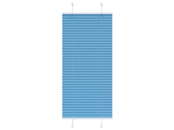 Pleated Blind, Pleated Blinds Vidaxl Azul Tecido (65 X 150 Cm)