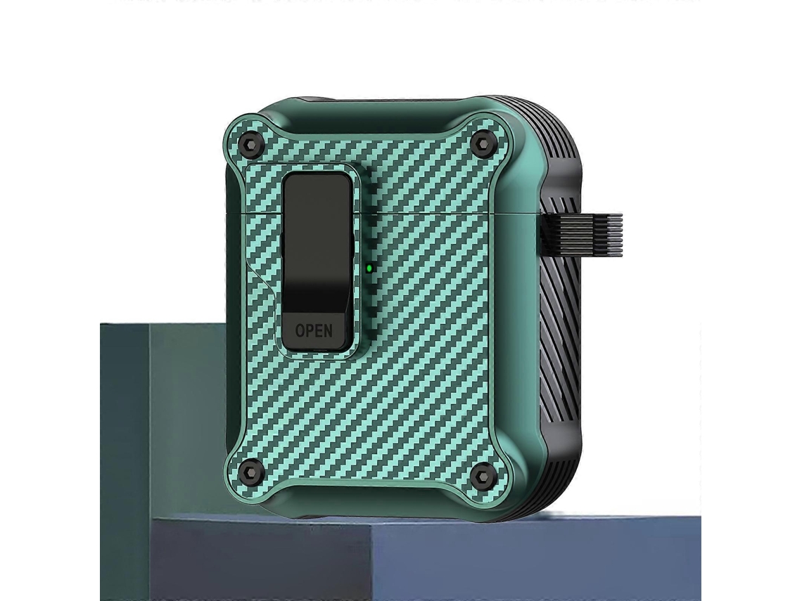 Camada protetora de fibra de carbono para fones de ouvido com interruptor magnético automático GIECY