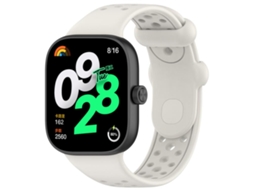 Bracelete Para Xiaomi Band 9 Pro / Redmi Watch 6 / 5 - Silicone Respirável Com Orifícios - Cor Sólida Dourado Claro
