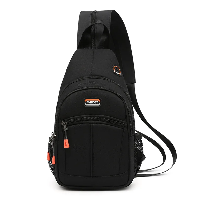 (preto) Nova Bolsa De Peito Impermeável Em Tecido Oxford Moderna E Elegante Para Mulheres, Multifuncional