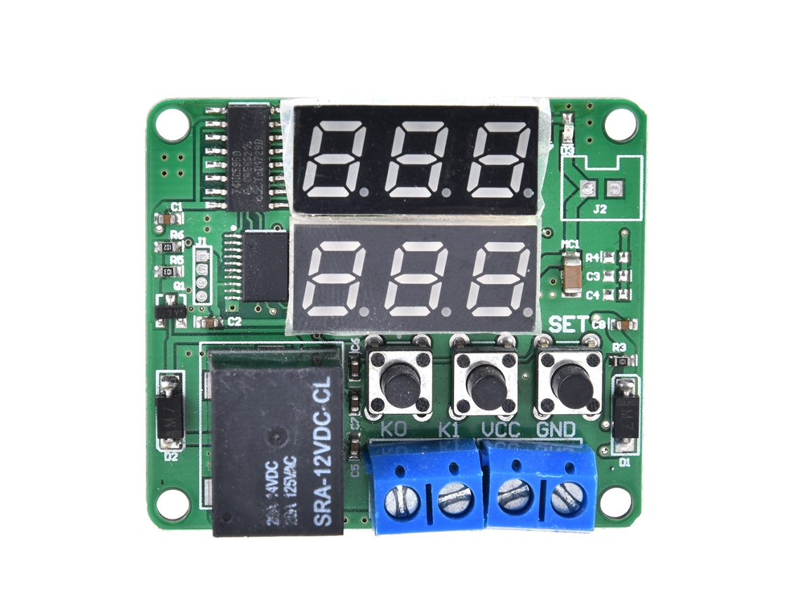 Módulo de Relé Digital com LCD Duplo S/MARCA