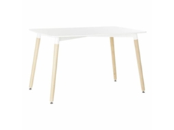 Mesa Jantar DKD Home Decor 120x80 cm Madeira MDF Branco Retangular