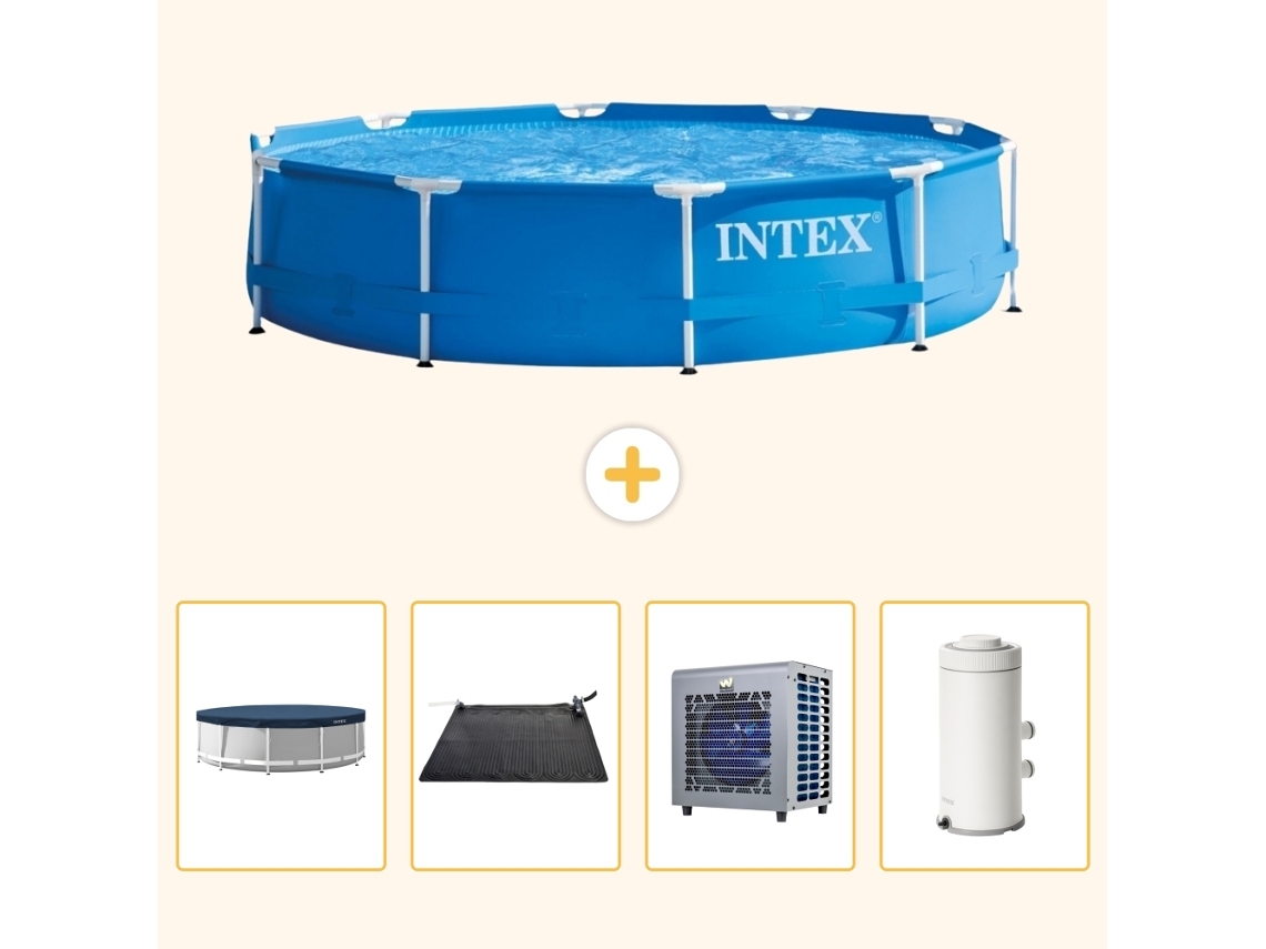 Intex Piscina Com Estrutura Redonda - 366x76 Cm - 5-peças S2