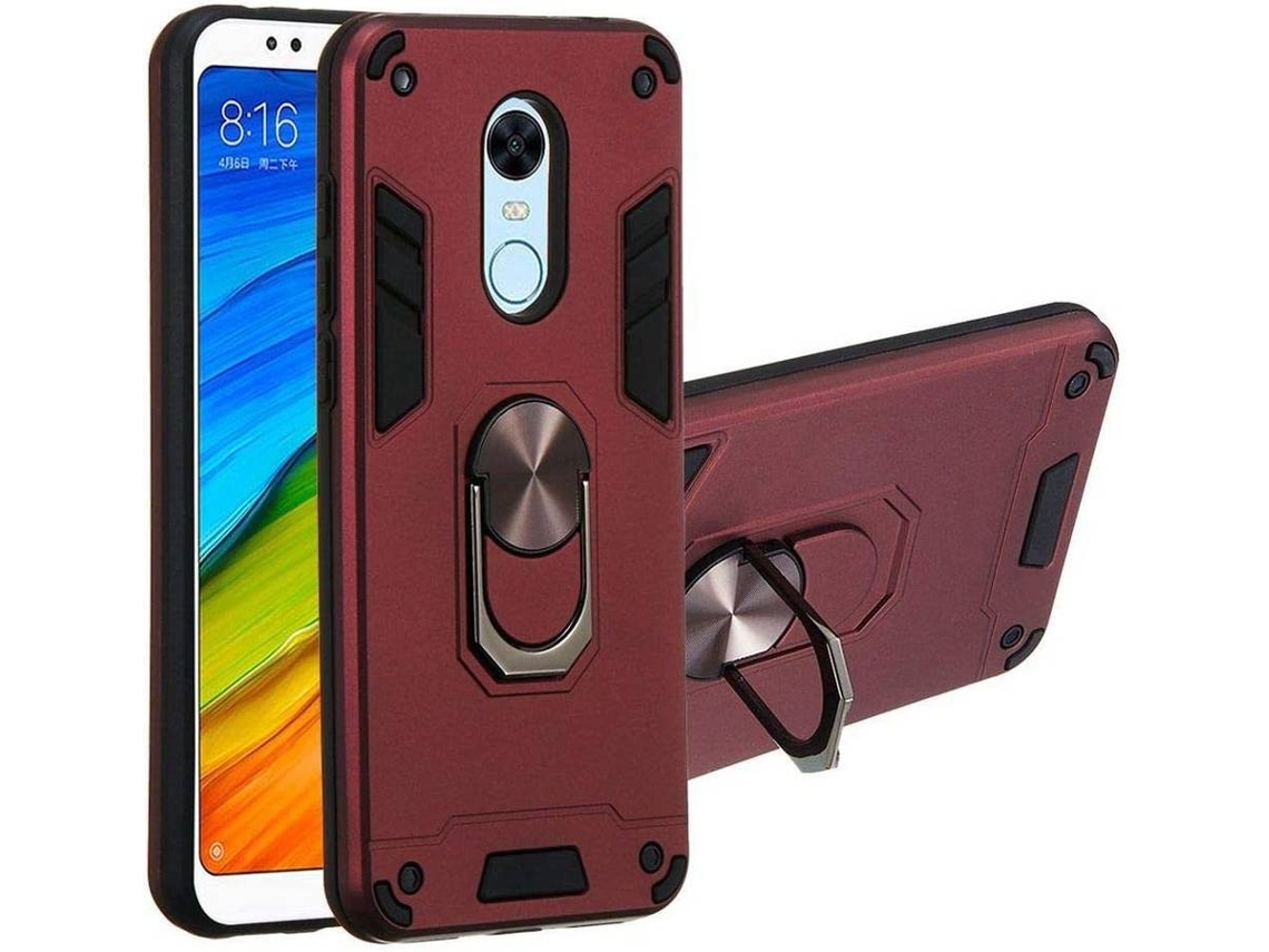 Capa Xiaomi Redmi 5 Plus HONGWE. Robusta Bordô
