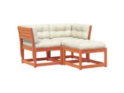 Garden Sofa Set, Garden Sofa Sets Vidaxl Marrom Madeira De Pinho (n/a)