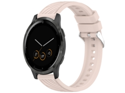 Bracelete Garmin Vivoactive 4s Silicone Textura Listrada de 18mm XIAOMOYU