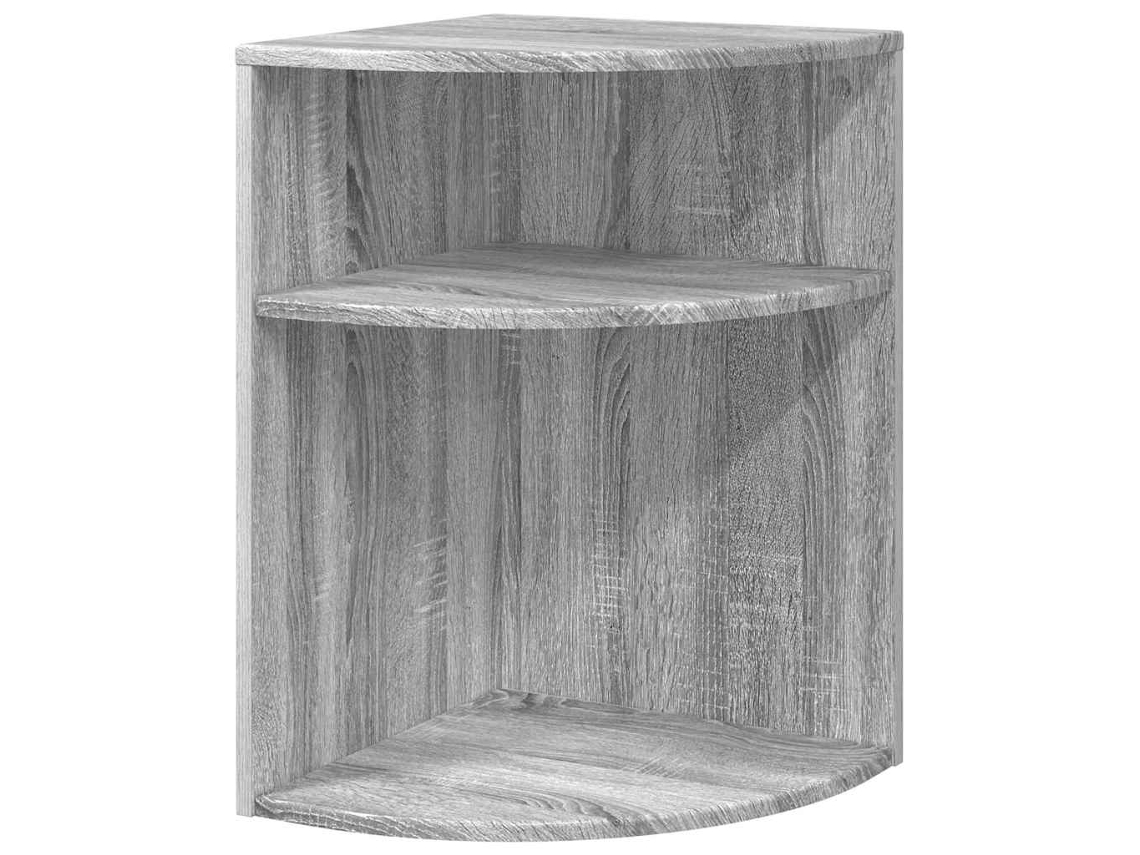 Mesa de apoio Cinza Sonoma 39,7 x 39,7 x 60 cm - Exclusiva da Maison