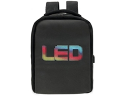 Mochila Led-motor Com Programação - Mochila Grande Para Laptops De 16 Polegadas - Mochila Impermeável - Cintos De Ombro Revestíveis - Materiais De Nyl