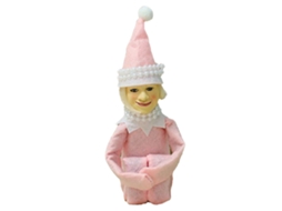 Boneca de Elfo de Pelúcia e Resina para Natal | S/MARCA