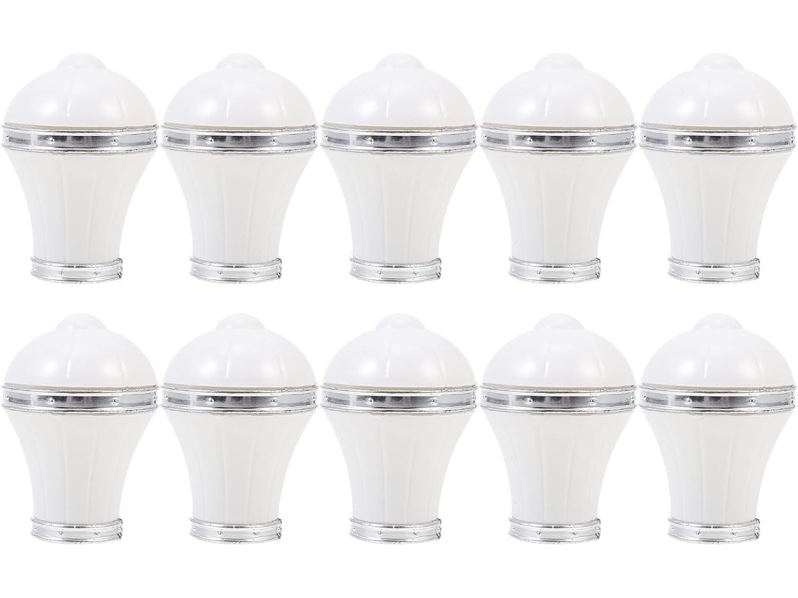 Ponteiras Decorativas Para Varão De Cortina Romana, Ponteiras Para Cabeçalho De Varão De Cortina, 10 Peças, Material Durável