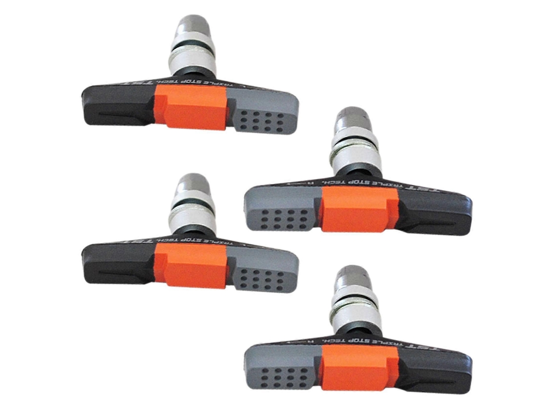 2 Pares De Pastilhas De Freio Para Bicicleta (55mm) Para Rodas De 14 A 20 Polegadas, Dobravel