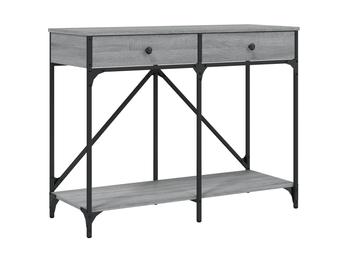 Mesa Consola Derivados Madeira Cinzento Sonoma MAISON EXCLUSIVE (100x39x78,5 cm)