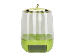 Recipiente Hermético de Arroz 10kg Capacidade Grande Dispenser de Cereais Verde S/MARCA