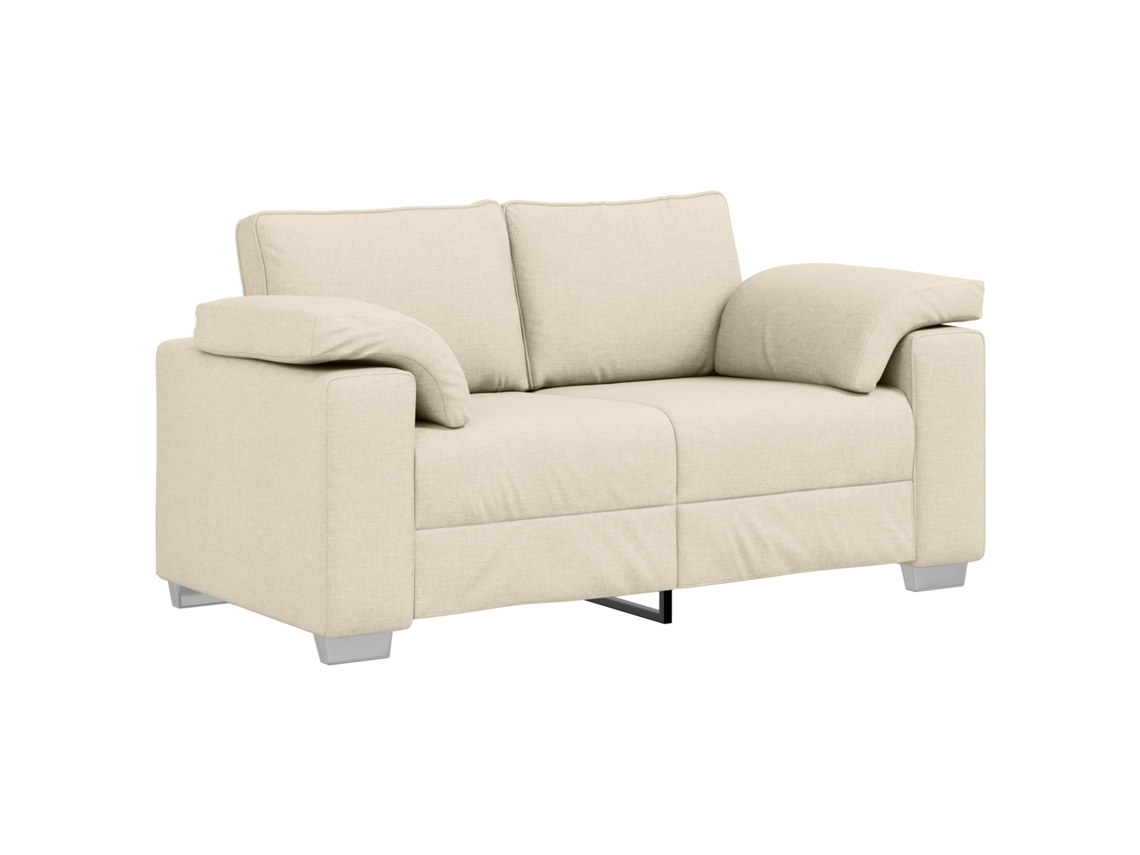 Conjunto 1 Conjunto De Sofás Vidaxl Bege Linho (160 Cm)
