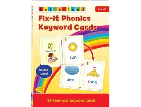 Livro Fixit Phonics Level 1 Keyword Cards de Lisa Holt (Inglês)