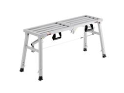 Plataforma De Trabalho Portátil Vevor Carga 180 Kg 1040 X 375 X 500 Mm Prata