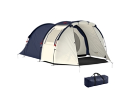 Tenda túnel para 4 pessoas, com janelas, piso impermeável, altura 3000mm BTFORUS