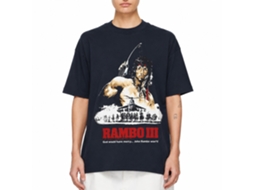 Rockinstone Rambo Movie God Would Have Mercy Navy Adult T-shirt Size:xxxl