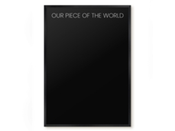 Magnetic Wall Board Our Piece Of The World For The Office Espelharte (50x70 Cm)