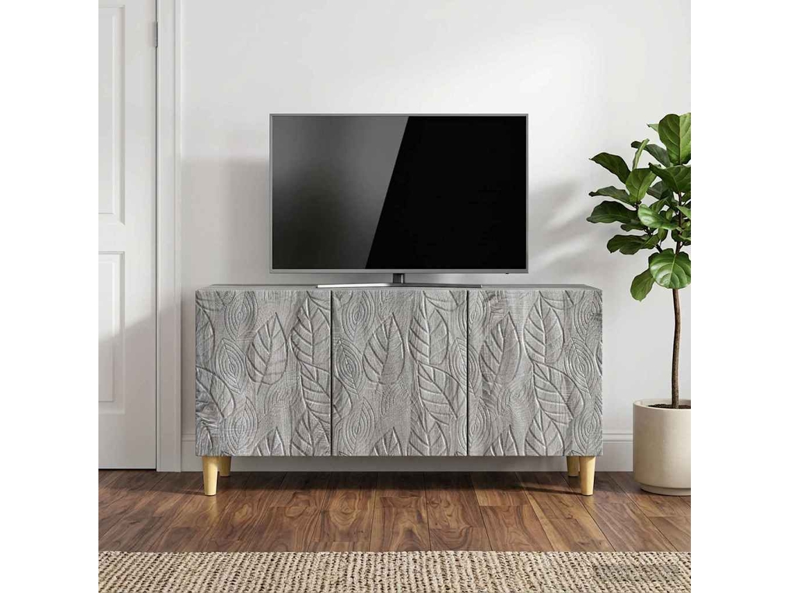 Vidaxl Gabinete Para Tv 99 X 34,5 X 50 Cm Sonoma Cinzento