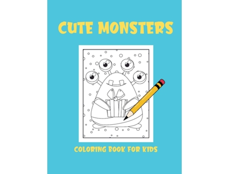 Livro Cute Monsters Coloring Book For Kids De Dagna Banas (inglês)