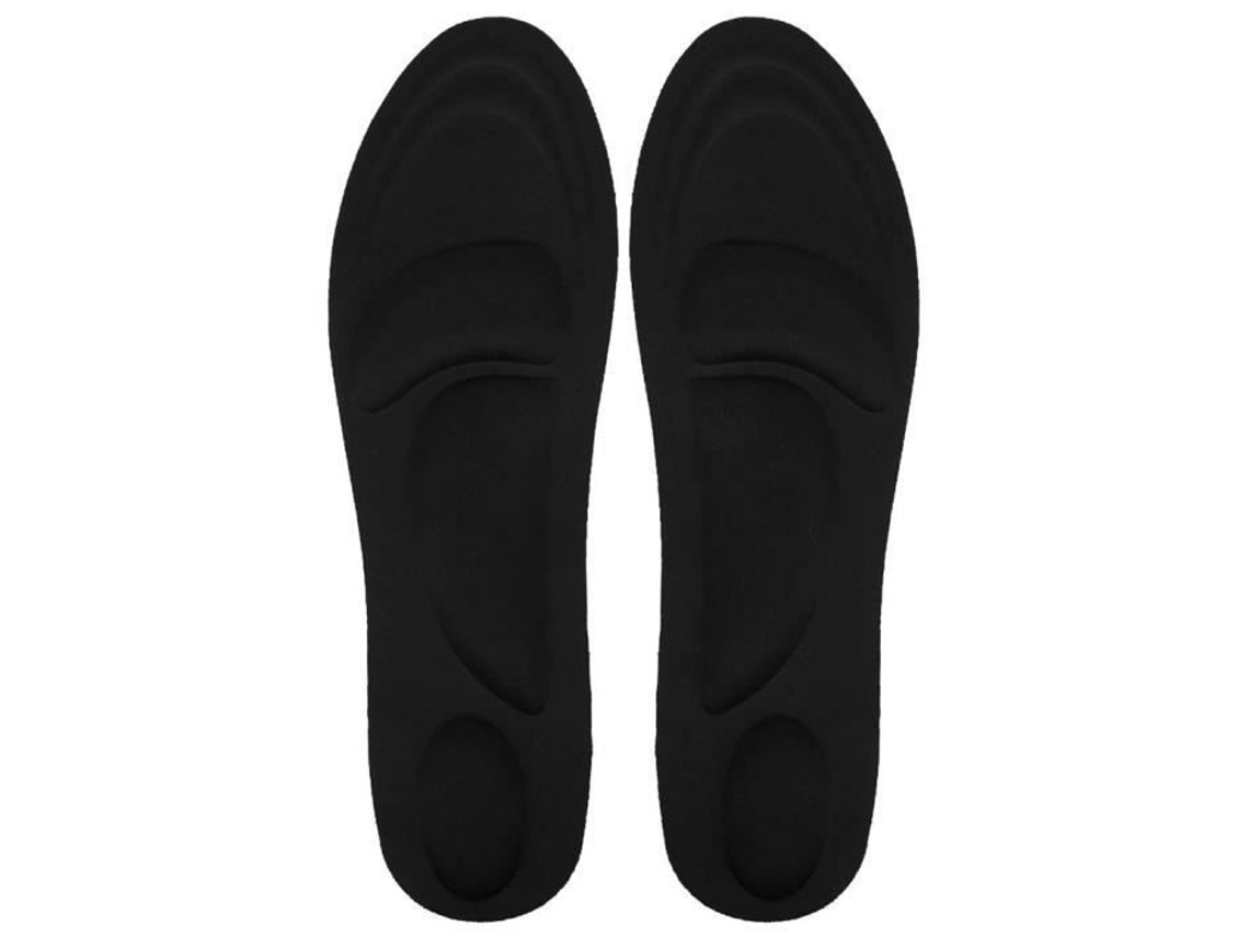 Fdit Palmilhas Ortopédicas 1 Par Palmilhas De Massagem Em Espuma Com Memória 4d Inserções Para Sapatos Masculinos Absorção De Suor