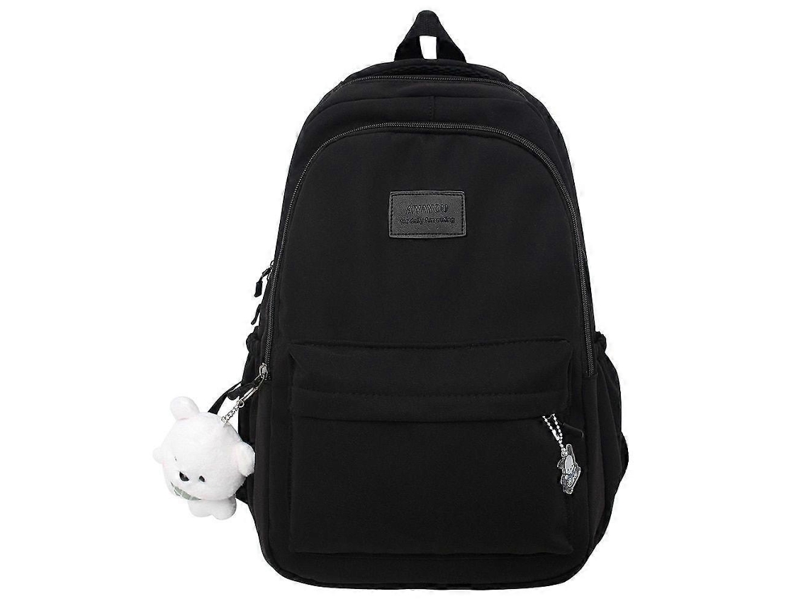 Mochila Escolar Feminina, Mochila Para Adolescentes, Mochila Para Estudantes, Cor Sólida, Vários Bolsos, Mochila De Viagem Para Mulheres Olysi Shop