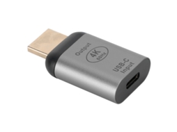 Aetheria adaptador de Type‑c Feminino para Hd Multimedia Interface Masculino com Carcaça de Liga de Alumínio para Win/android/os X