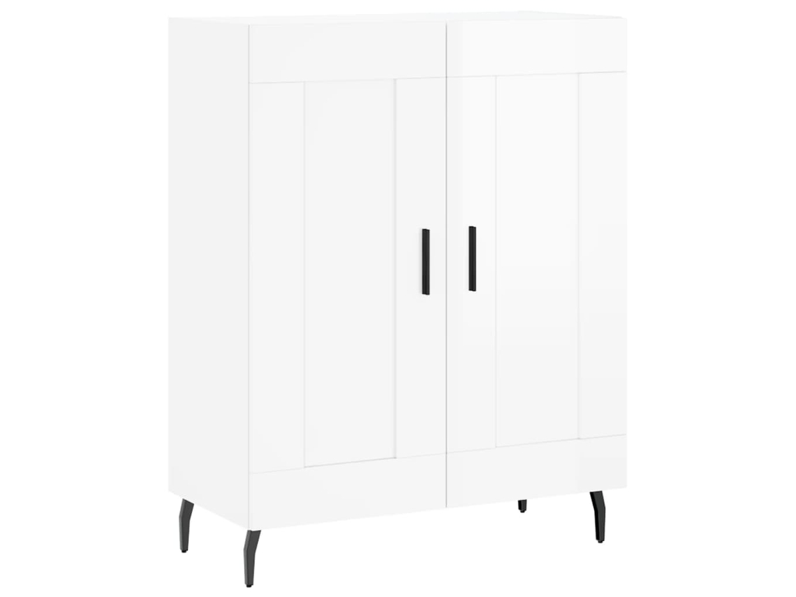 Aparador 69,5x34x90 cm Madeira Processada Branco Brilhante MAISON EXCLUSIVE