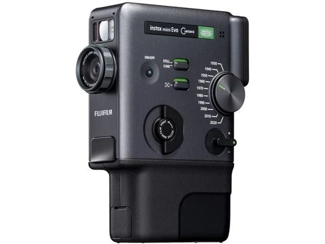 Máquina Fotográfica Instantânea FUJIFILM Instax Mini Evo Cinema (Preto)